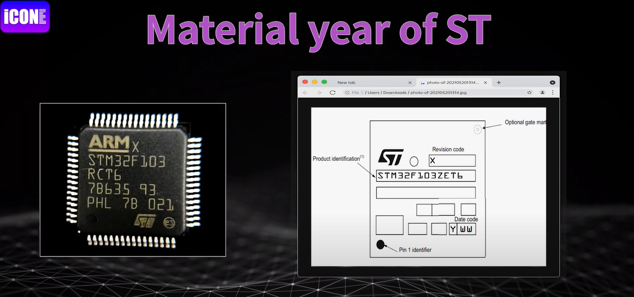 How to Read Date Codes on lCs/chips ST Microchips Xilinx|ICONECHIP