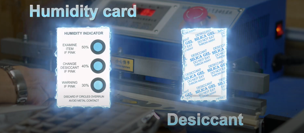 Packaging instructions for component and chip sample | ICONECHIP