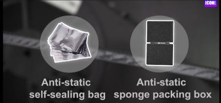 Packaging instructions for component and chip sample Packaging instructions for component and chip sample